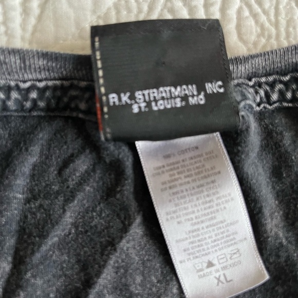 Harley-Davidson Rhinestone Tee with Skull and Roses / Rhinestone Graphic - Picture 3 of 9